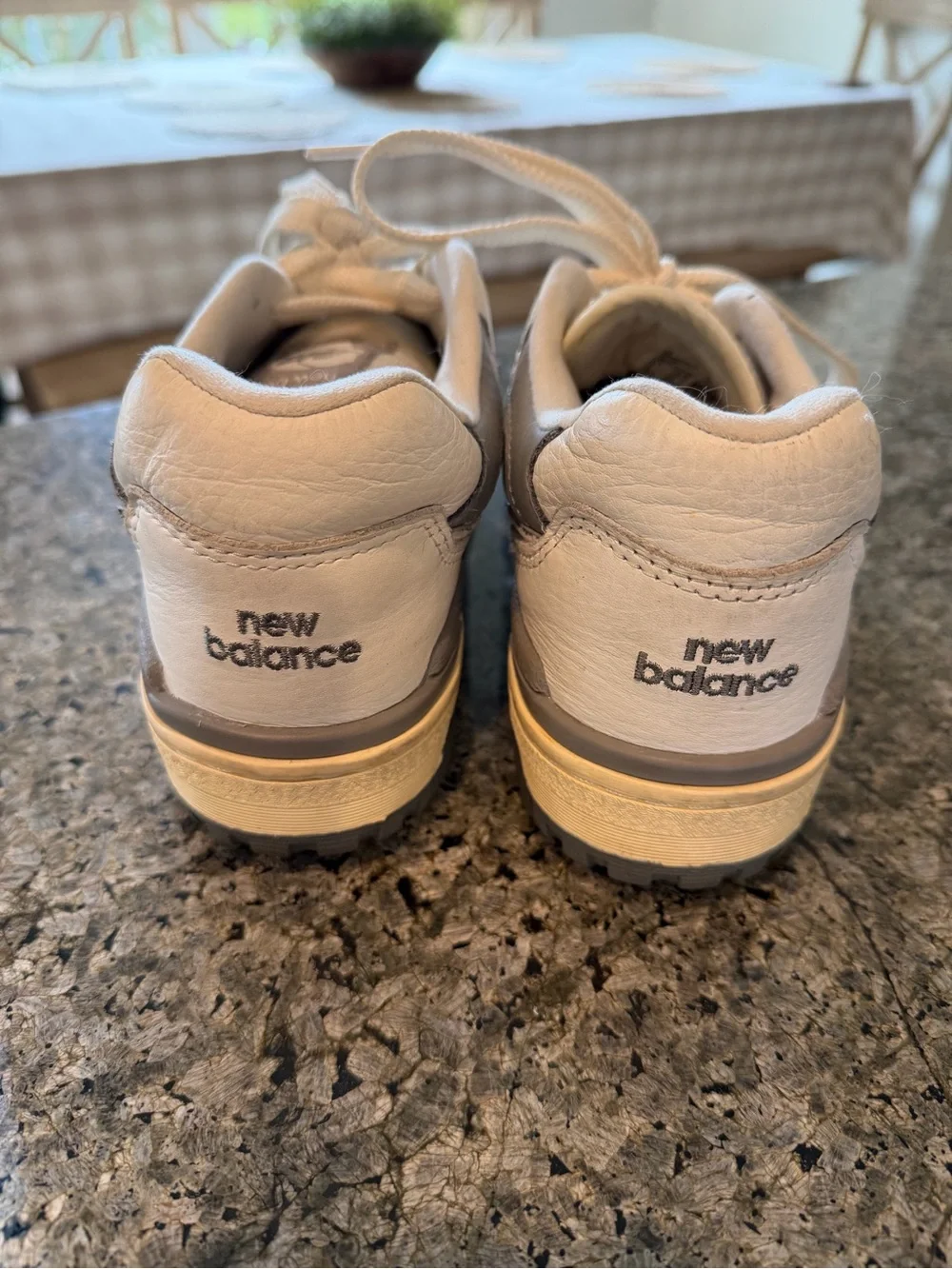 New Balance Men’s Sneakers in White and Gray